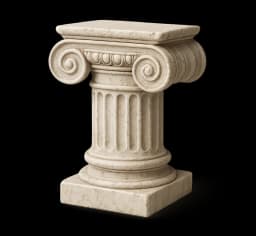 Greek column pillar